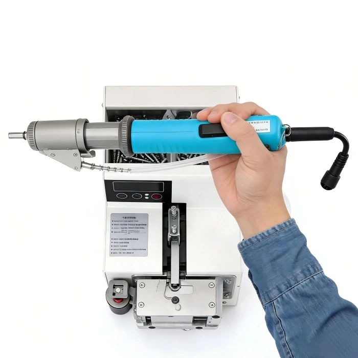 Gravity Type Automatic Screw Feeder with Handheld Screw Fastening Gun factory